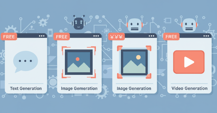 無料で使えるおすすめ生成AIツール一覧
