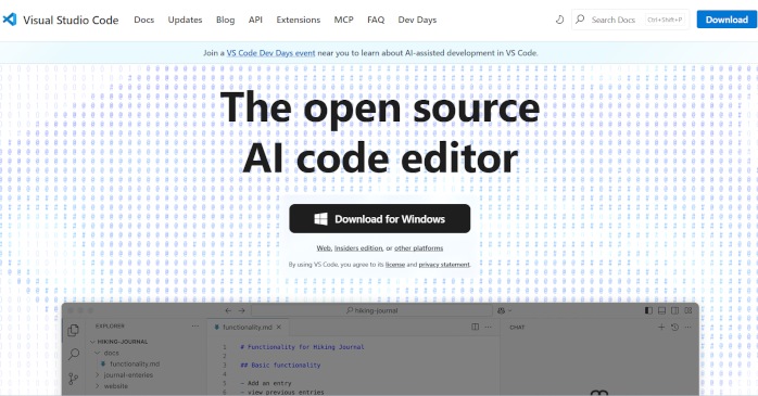 VSCode公式サイト